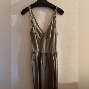 &Other Stories MIDI Dress with satin skirt🍸